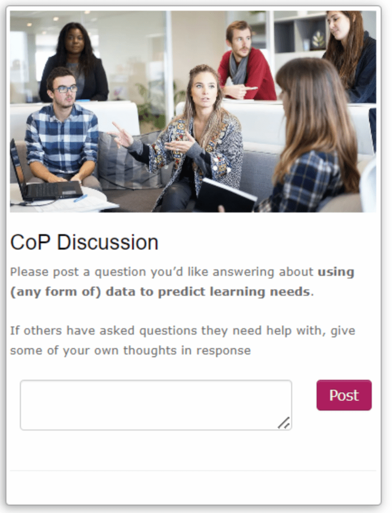 CoP Discussion